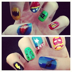 superhero nails